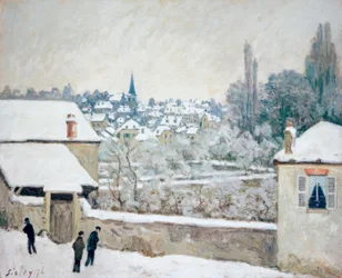 Alfred Sisley, Winter in Louveciennes